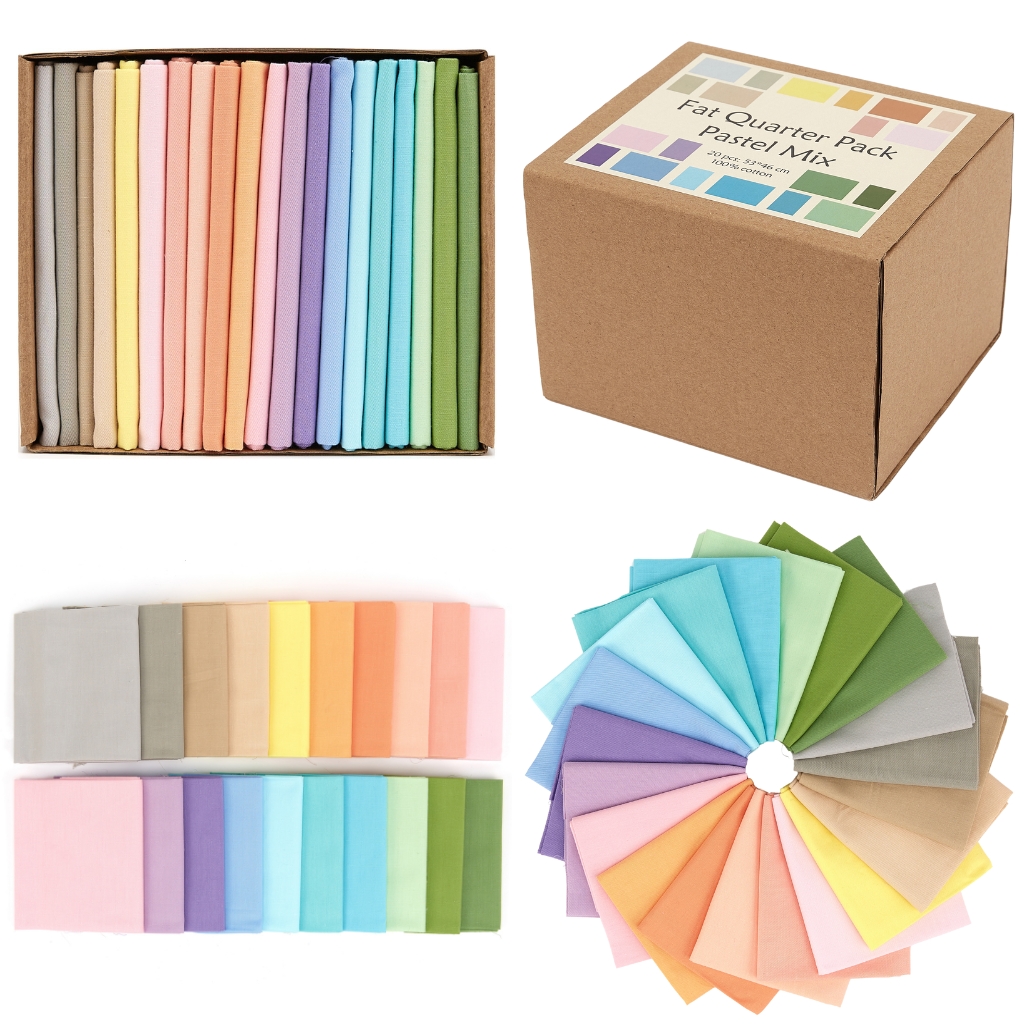 20 Piece Cotton Fat Quarter Bundle Box