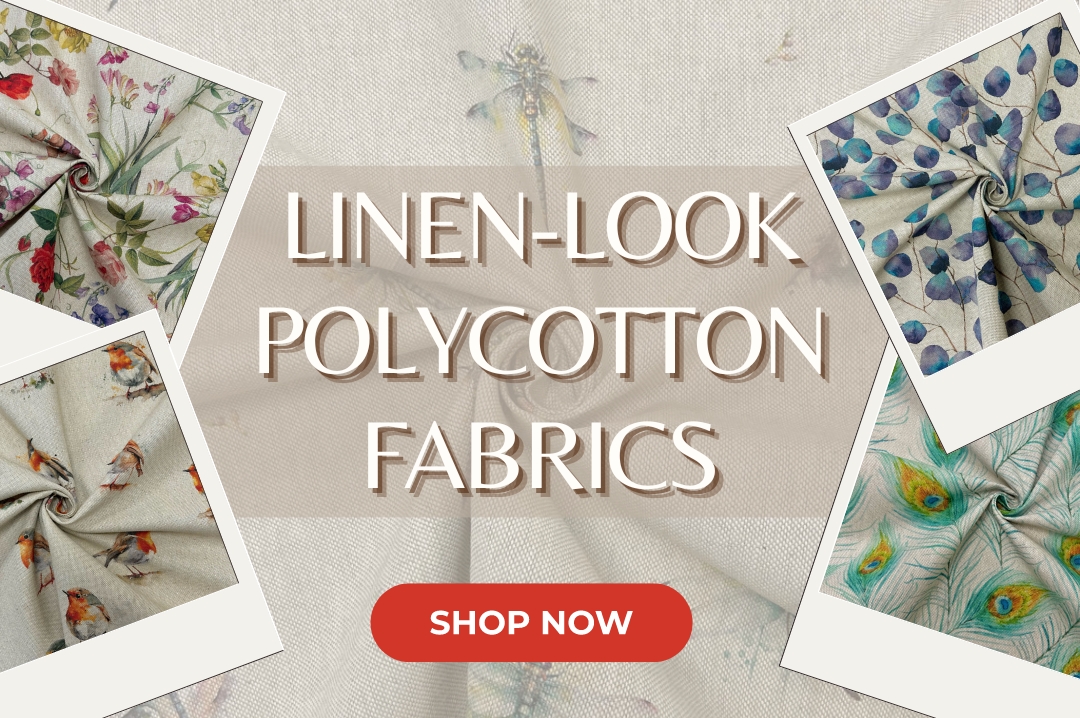 Linen-Look Polycotton Fabrics!