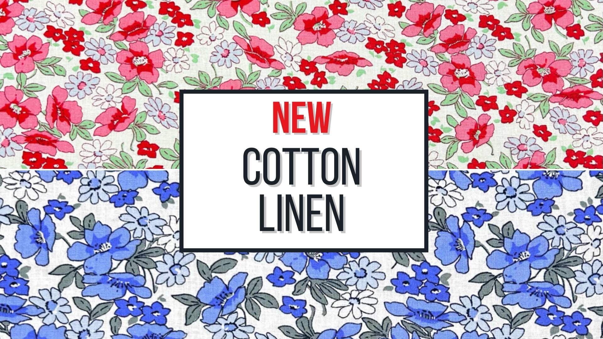 New Cotton Linen Fabric!