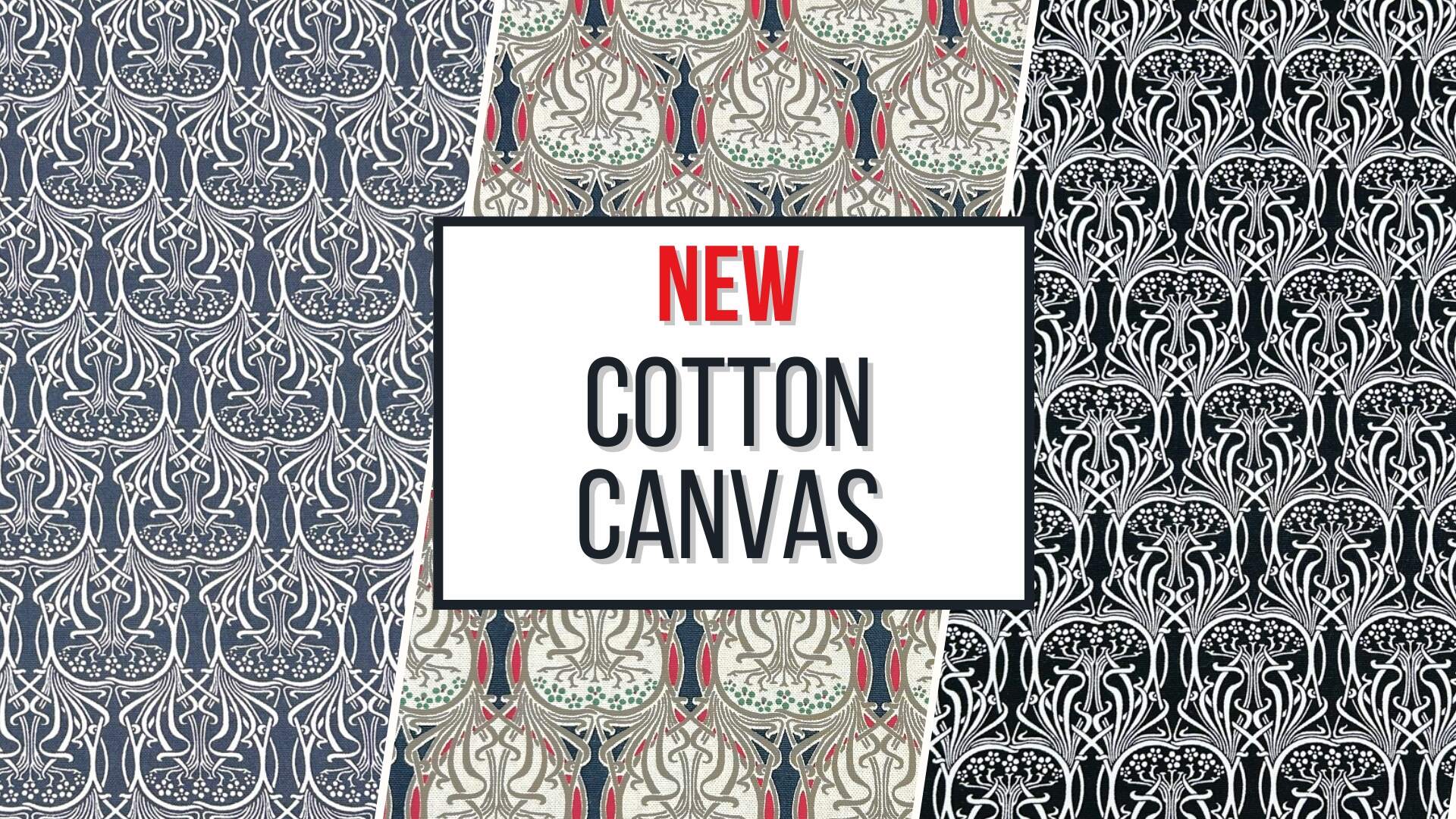 New Cotton Canvas Fabrics!