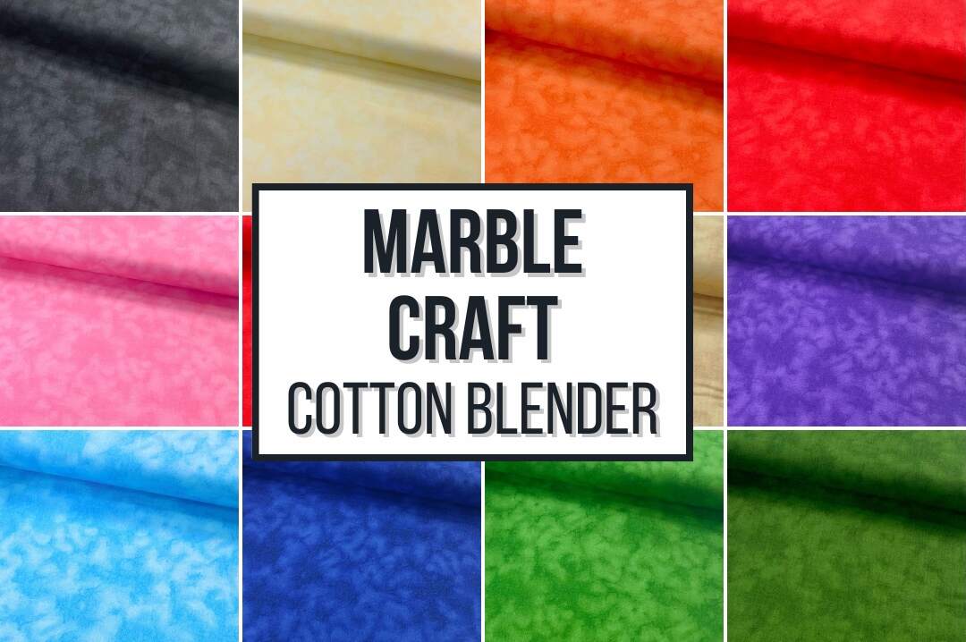 Marble Craft Cotton Blender Fabric!