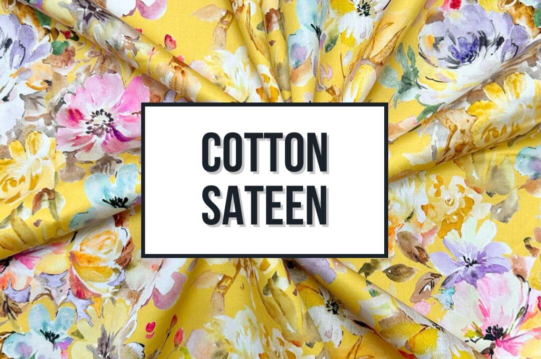 Cotton Sateen Fabrics!