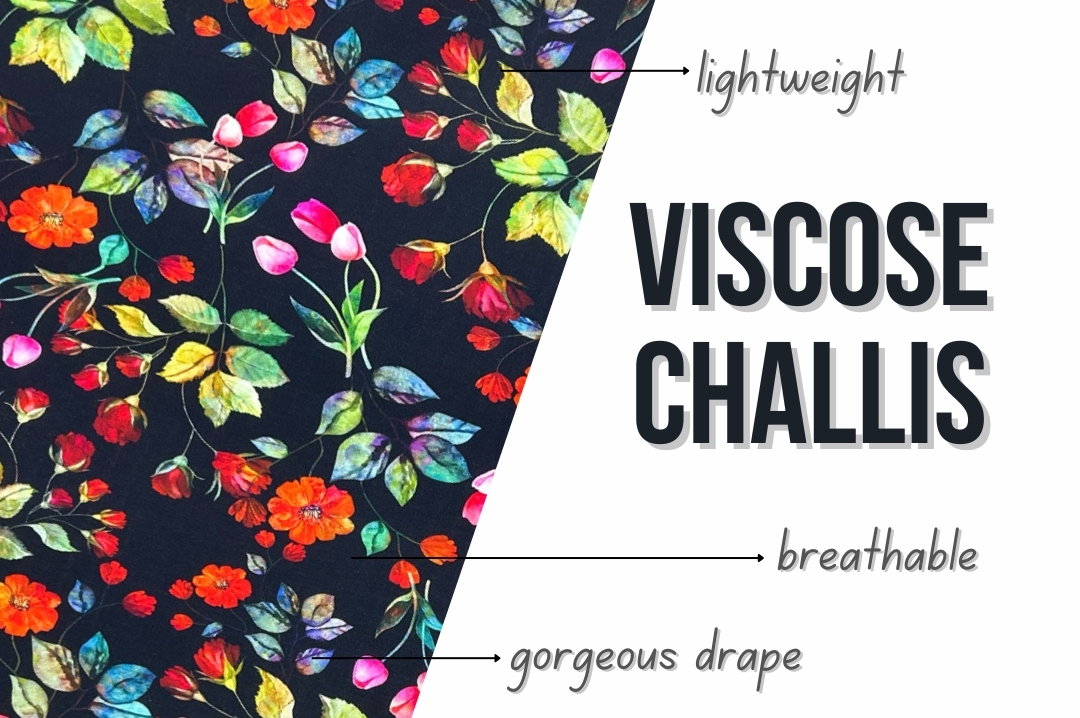 Viscose Challis Fabrics