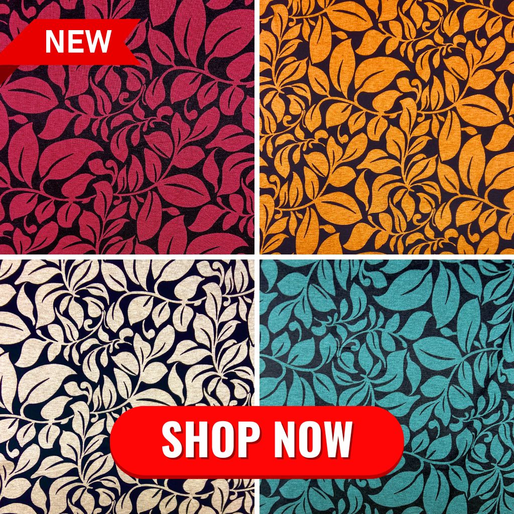 Leafy Spread Digital Modal-Touch Jersey Fabric