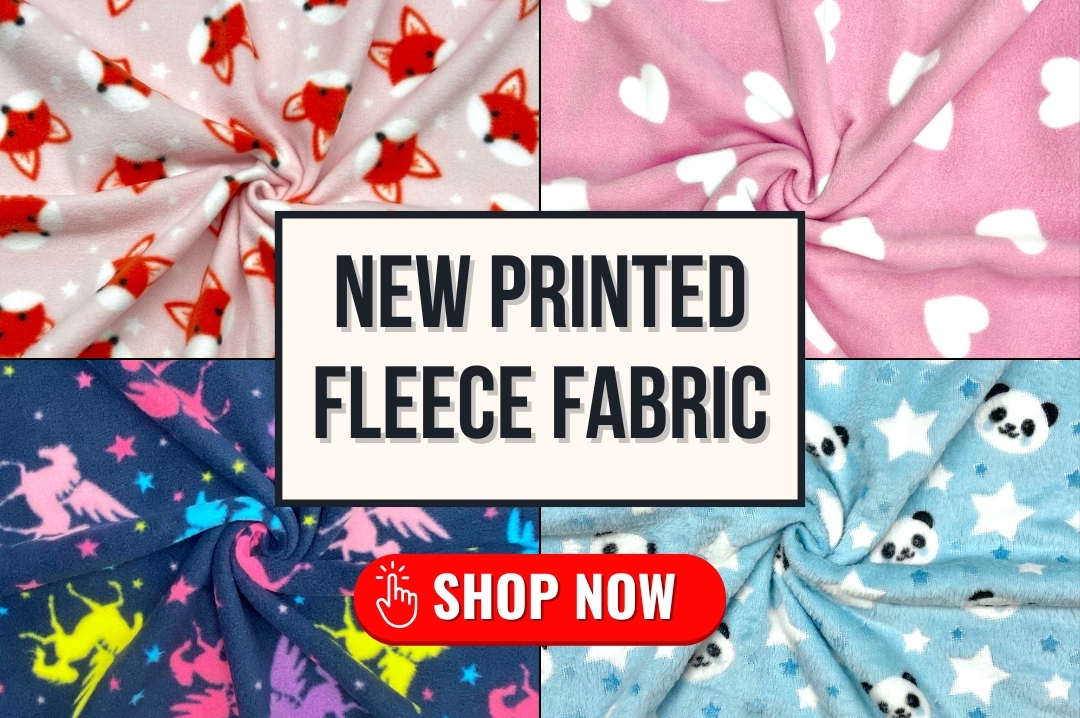 New Printed Fleece Fabric!