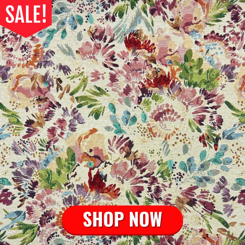 Painted Meadow Tapestry Fabric