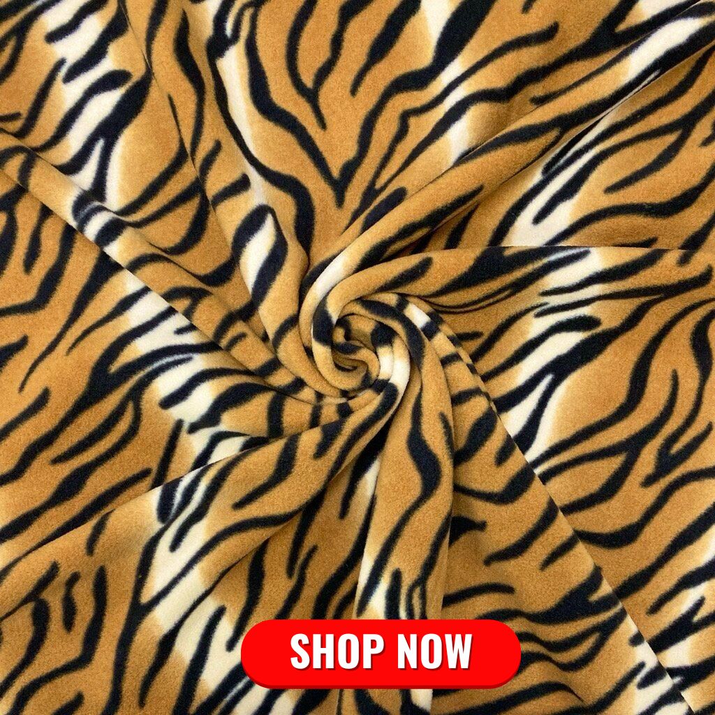 Tiger Anti Pill Polar Fleece Fabric