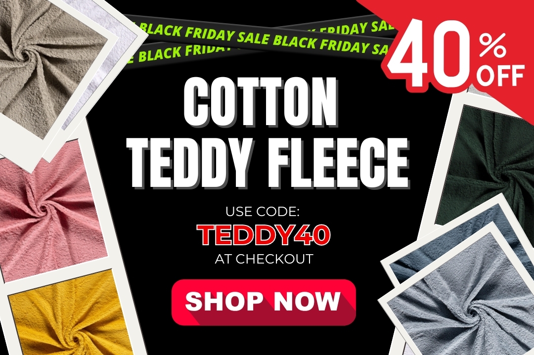 40% OFF Cotton Teddy Fleece!