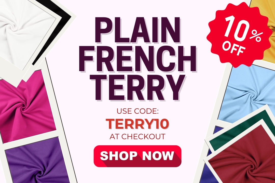 10% OFF Plain French Terry!