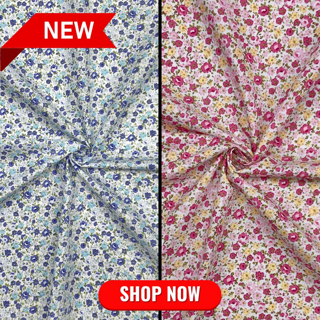 Small Floral Polycotton Fabric