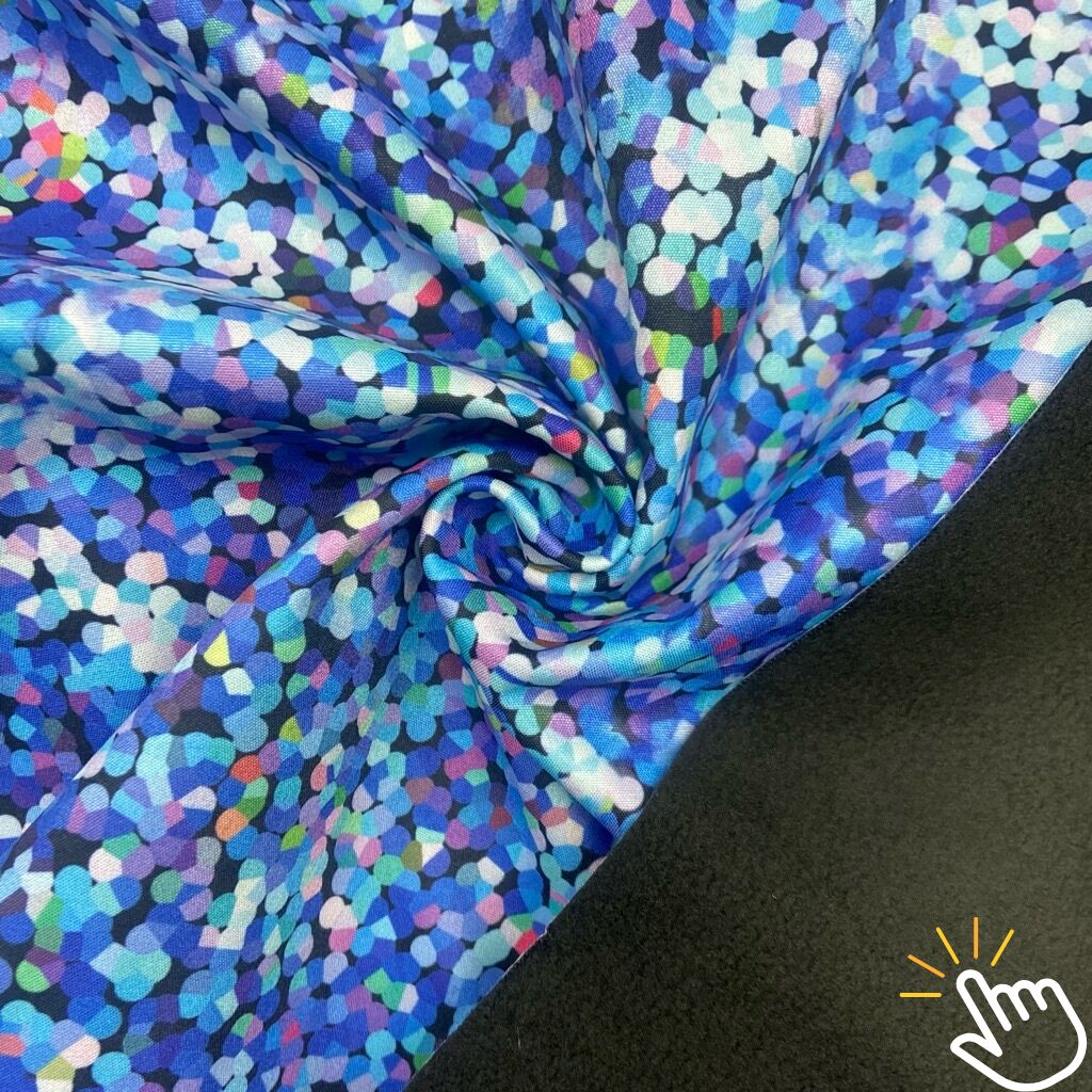 Confetti Print Softshell Fabric